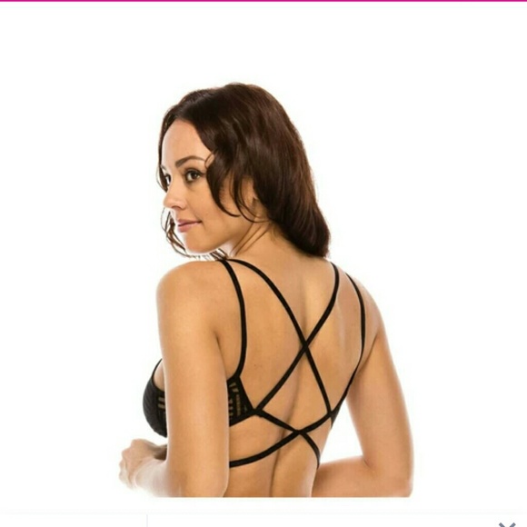 *1 LEFT* Strappy Cage Back Bralette - Picture 2 of 2